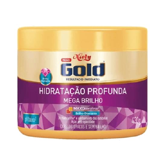 Riograndense Distribuidora. Mascara Concent 430g Niely Gold Brilho Absoluto